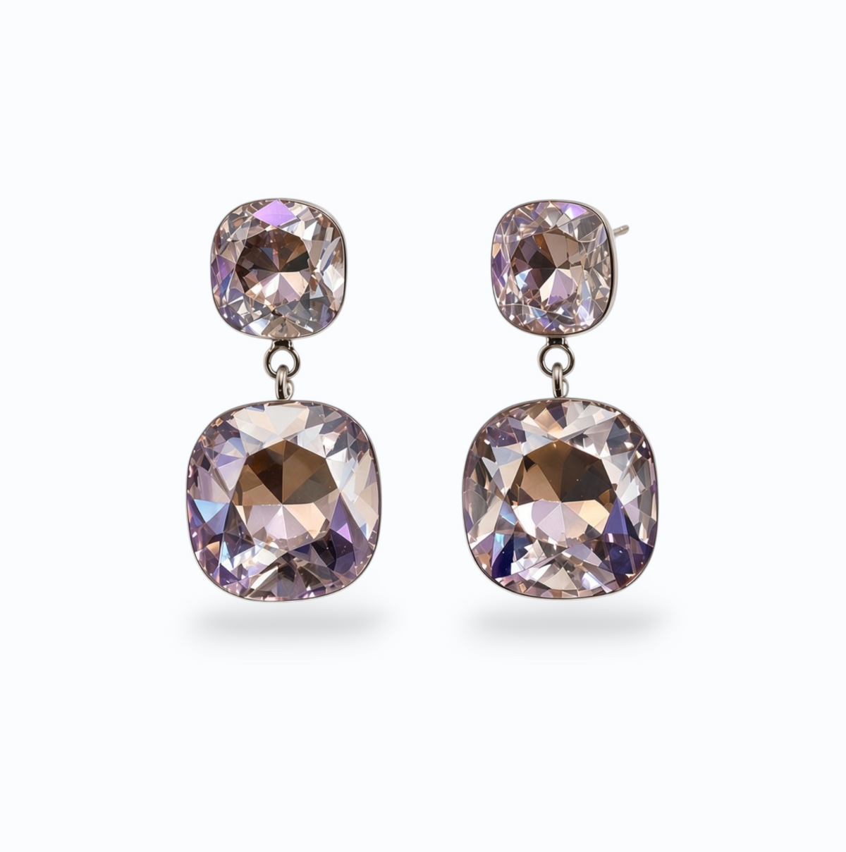 LEELO | PINK DROP DOWN EARRING