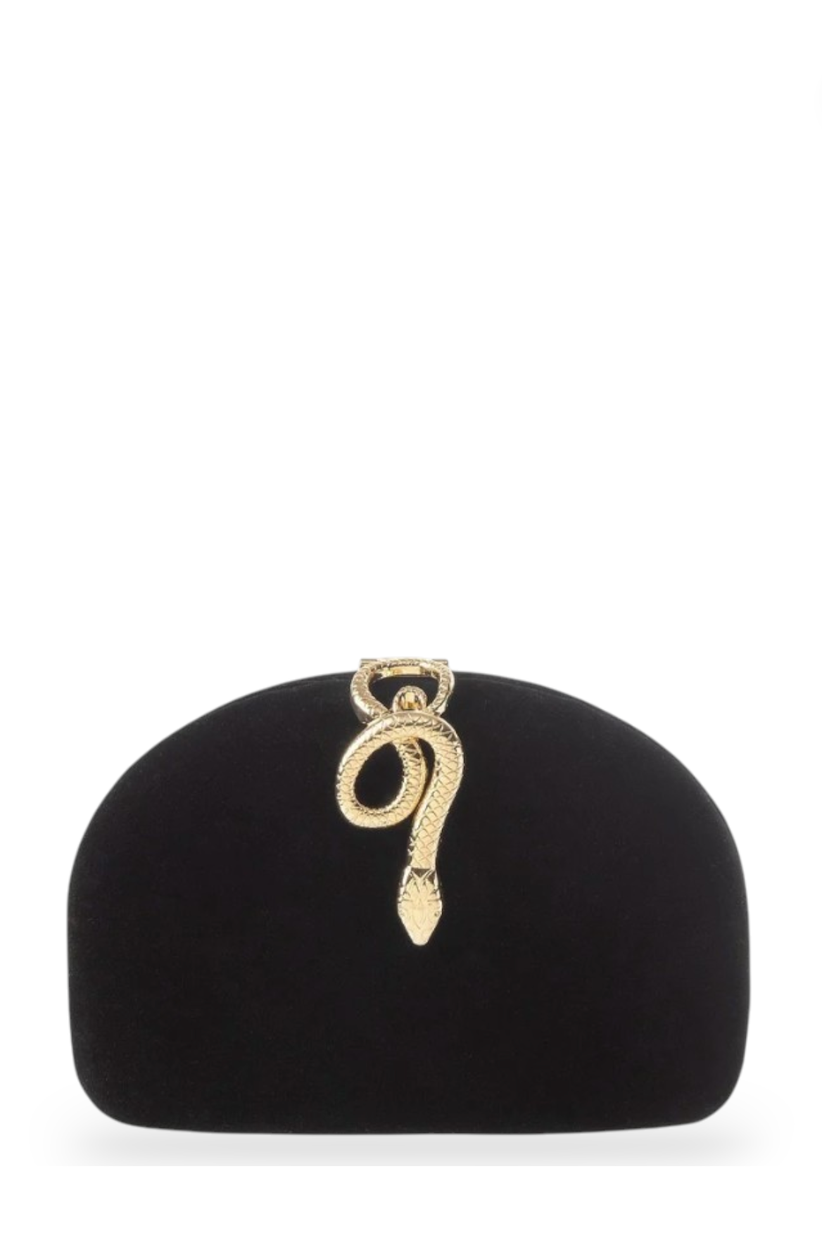 GREGORY LADNER |  VELVET CLUTCH WITH SNAKE CLASP