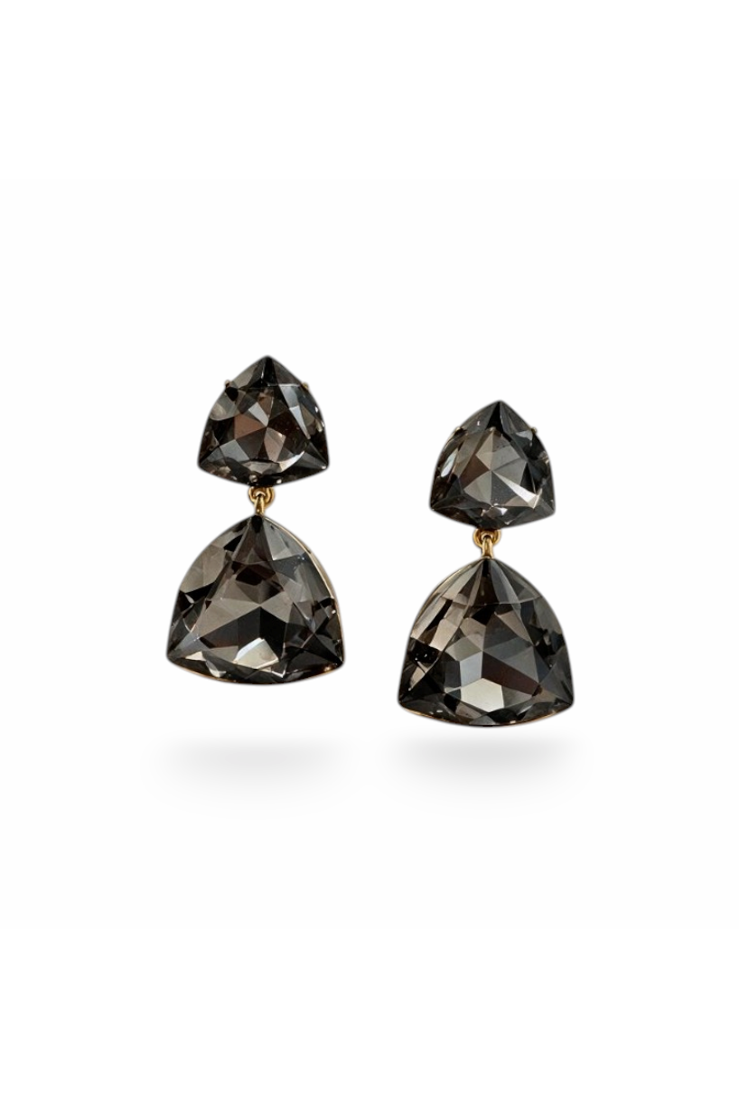 NIKOLINA | TRIANGULAR DROP - Pewter
