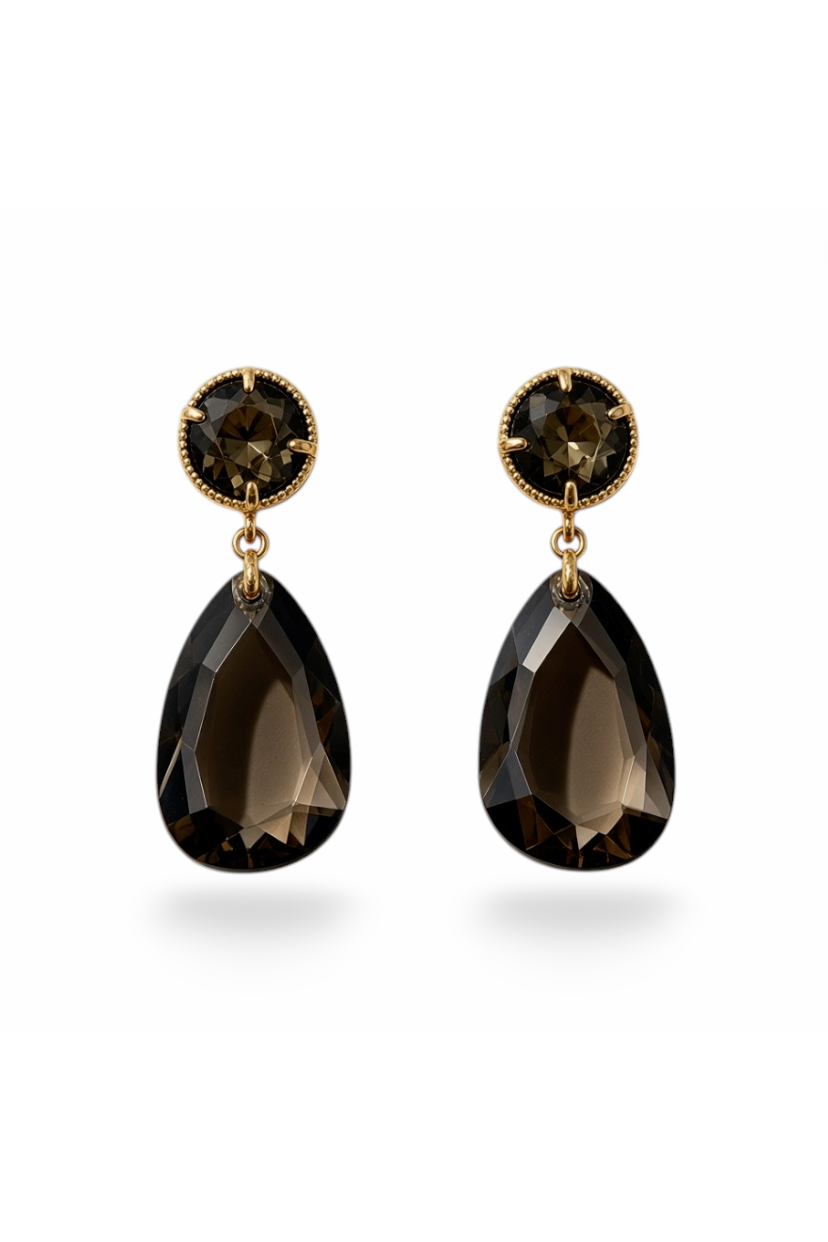 JIANNA | DROP EARRING - OLIVE