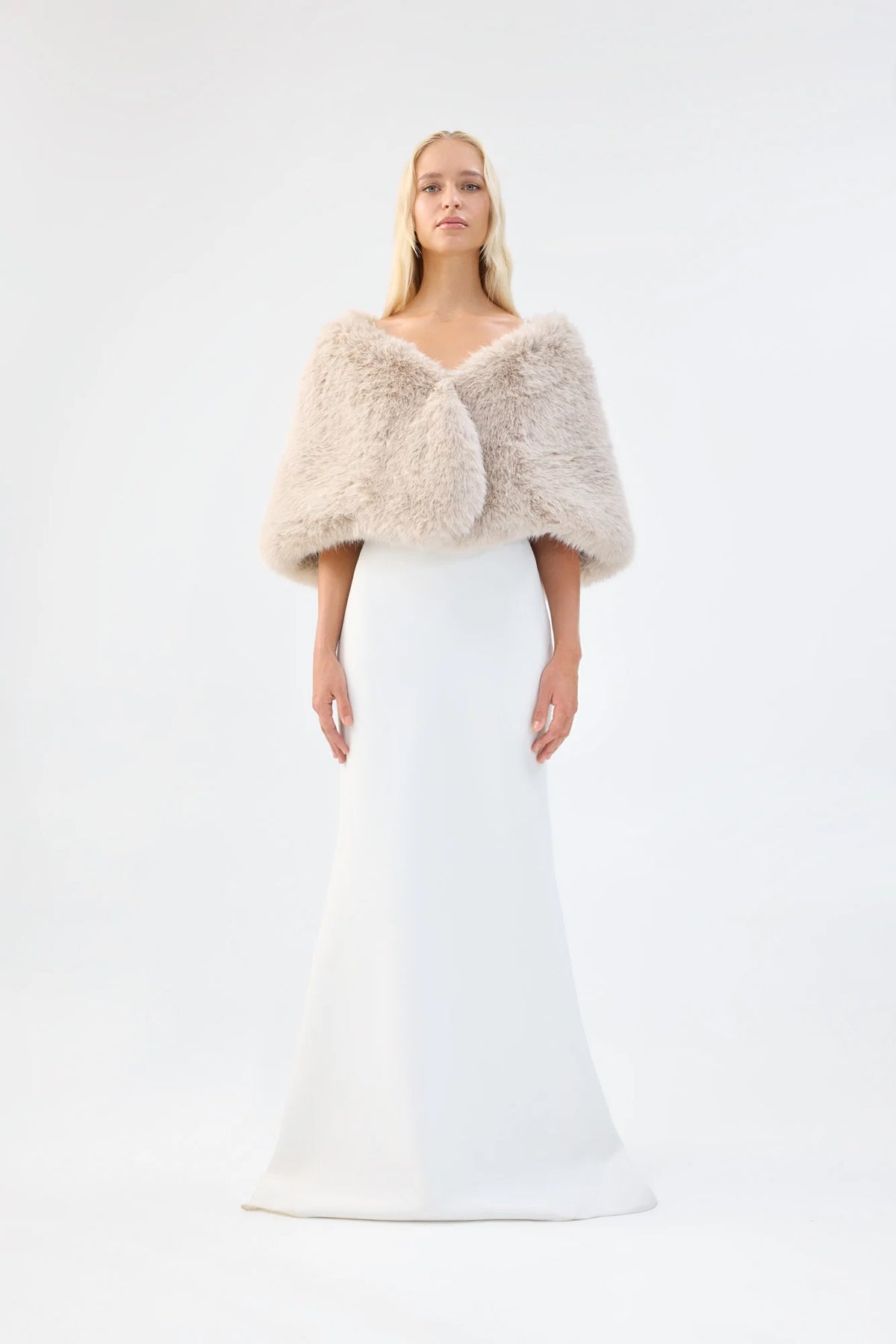 UNREAL FUR | Yasmine Wrap - Almond