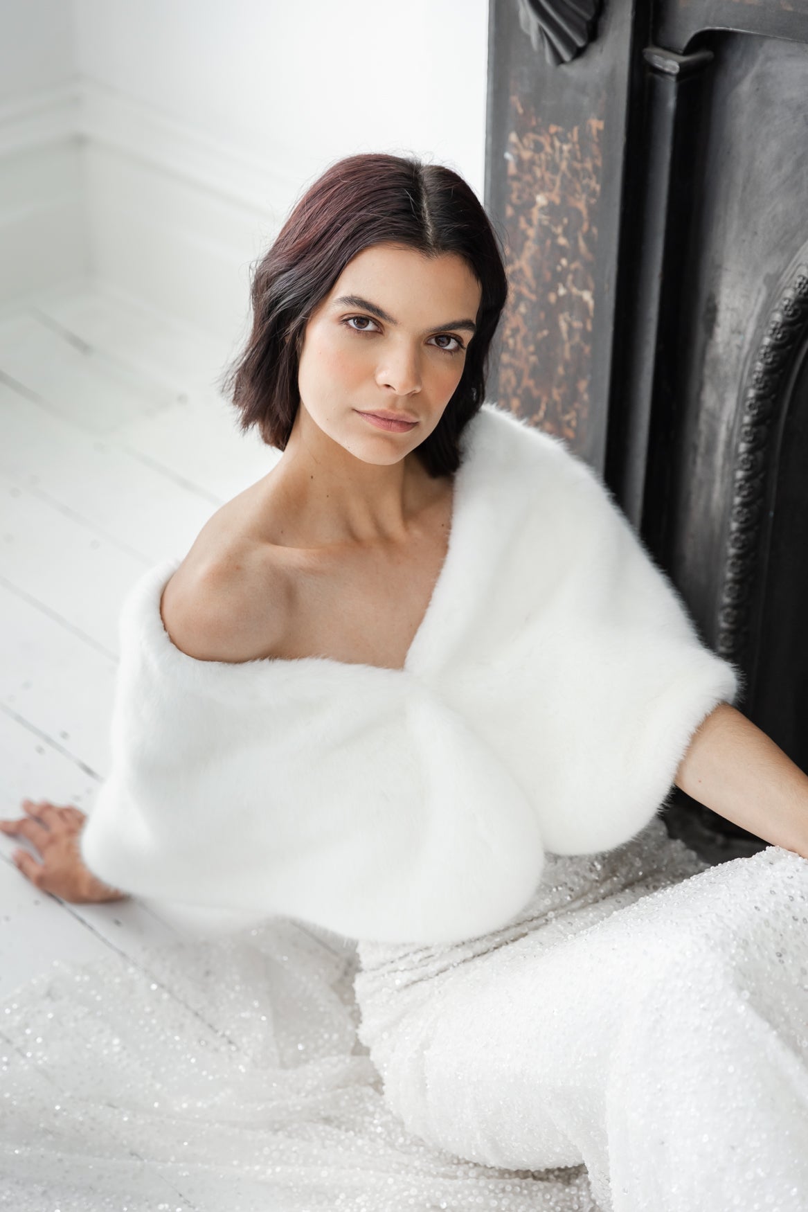 UNREAL FUR | Yasmine Wrap - Blanc