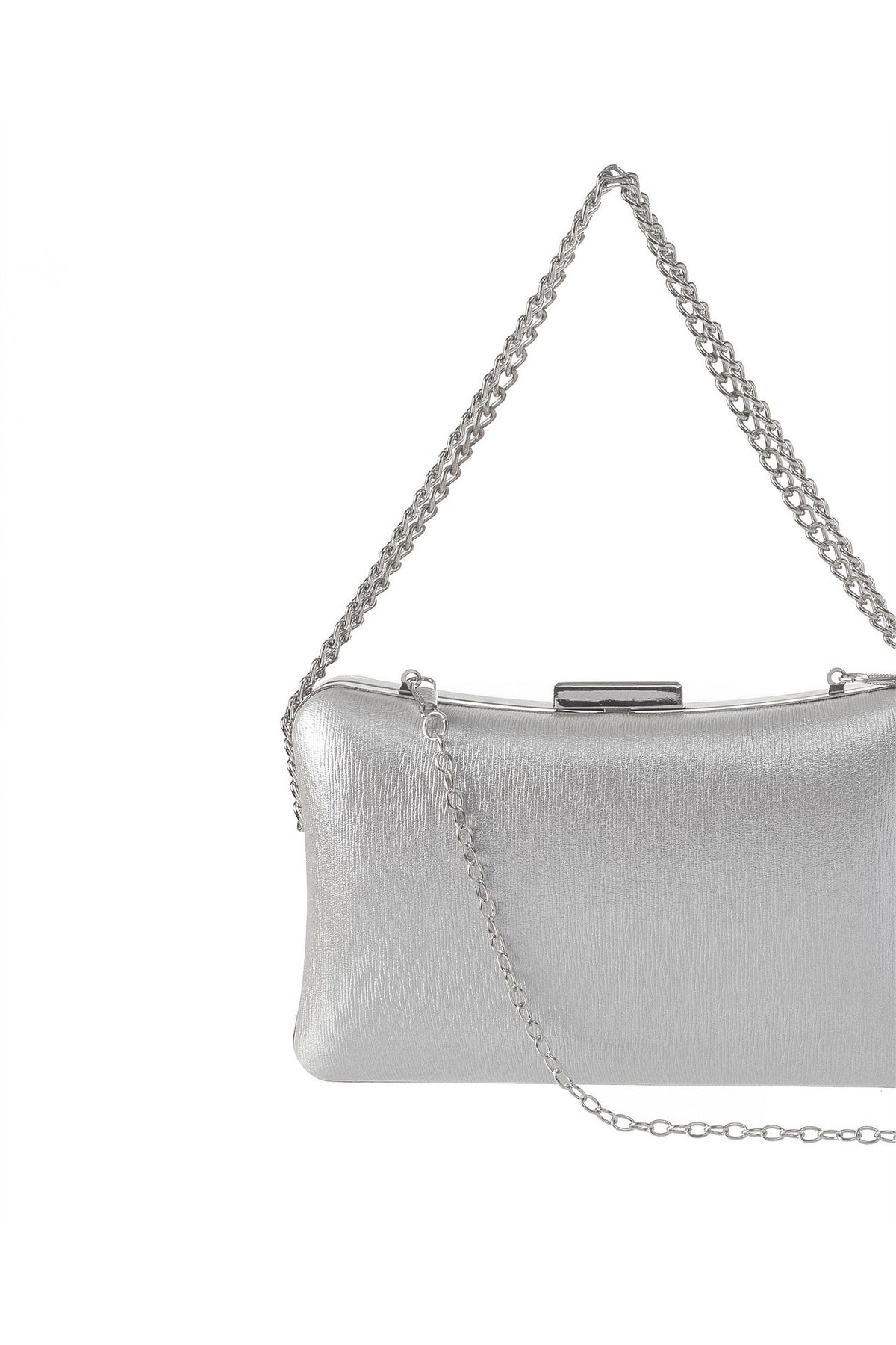 GREGORY LADNER |  AVA BAG WITH SIDE CHAIN -  Silver