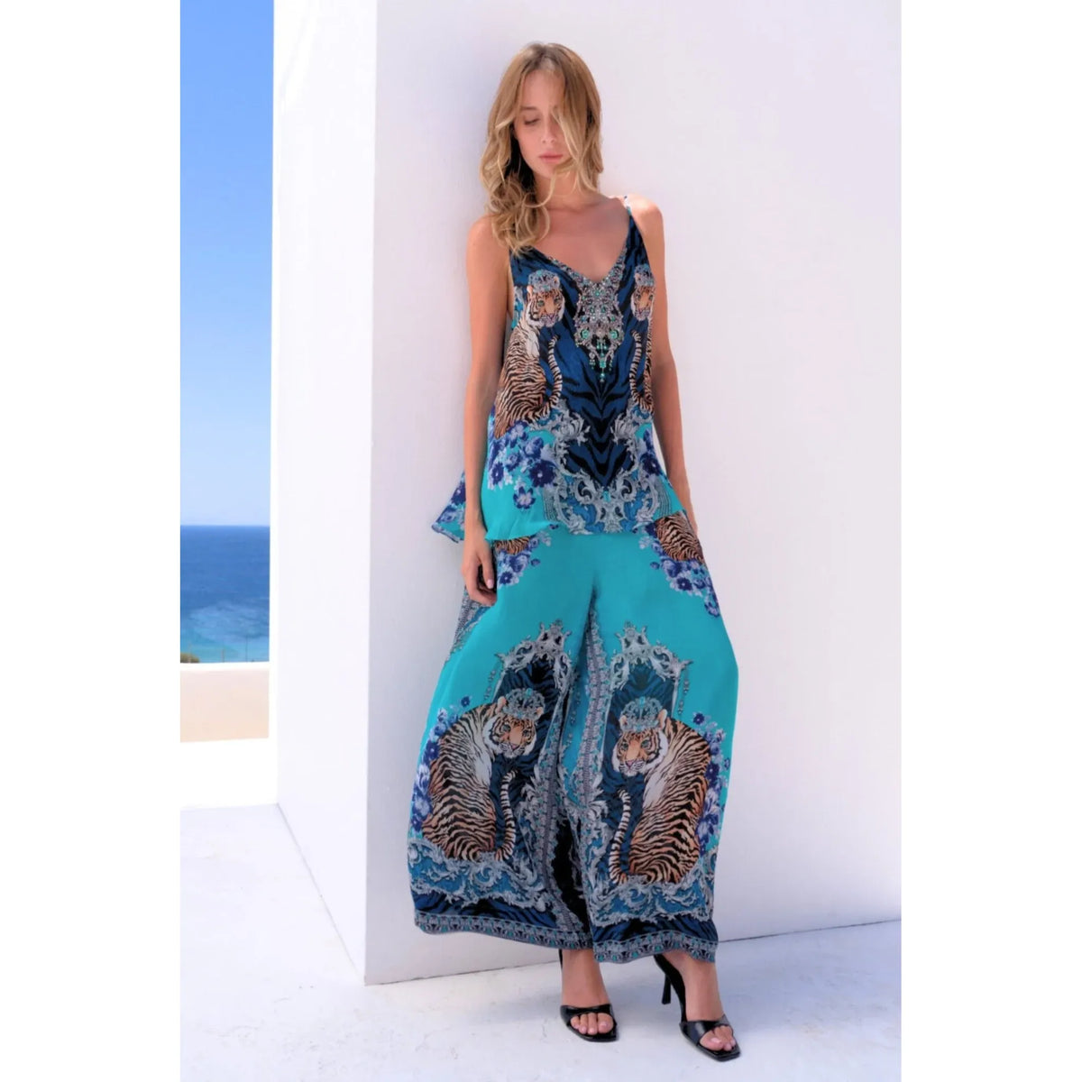 CZARINA | BLUE TIGRESS TROUSERS