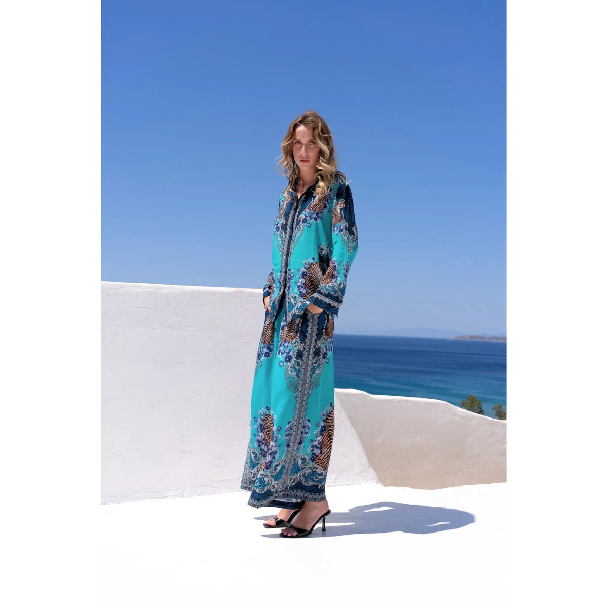 CZARINA | BLUE TIGRESS TROUSERS