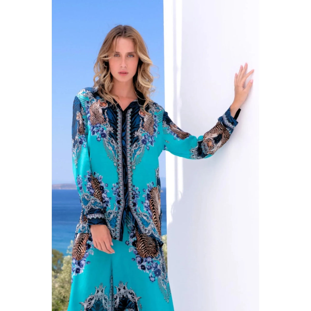 CZARINA | BLUE TIGRESS TROUSERS