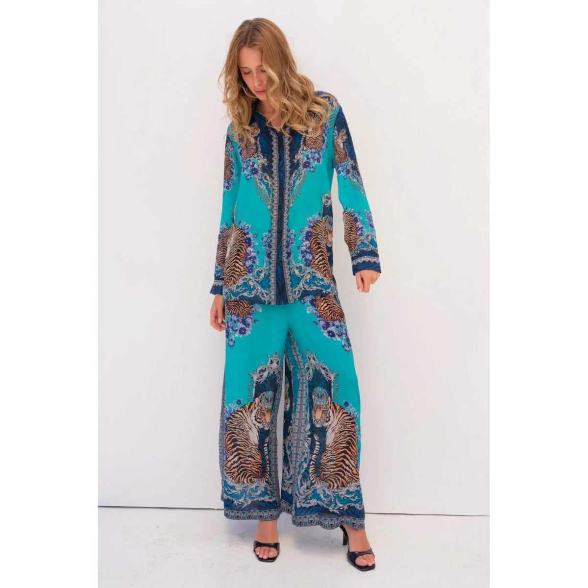 CZARINA | BLUE TIGRESS SHIRT