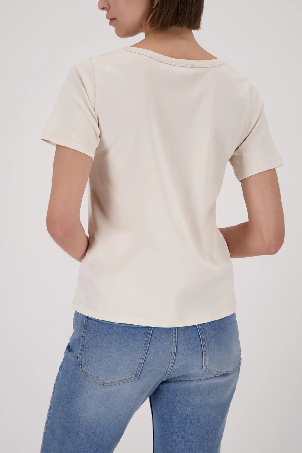 MONARI | CIN CIN T-SHIRT - Champagne/Beige