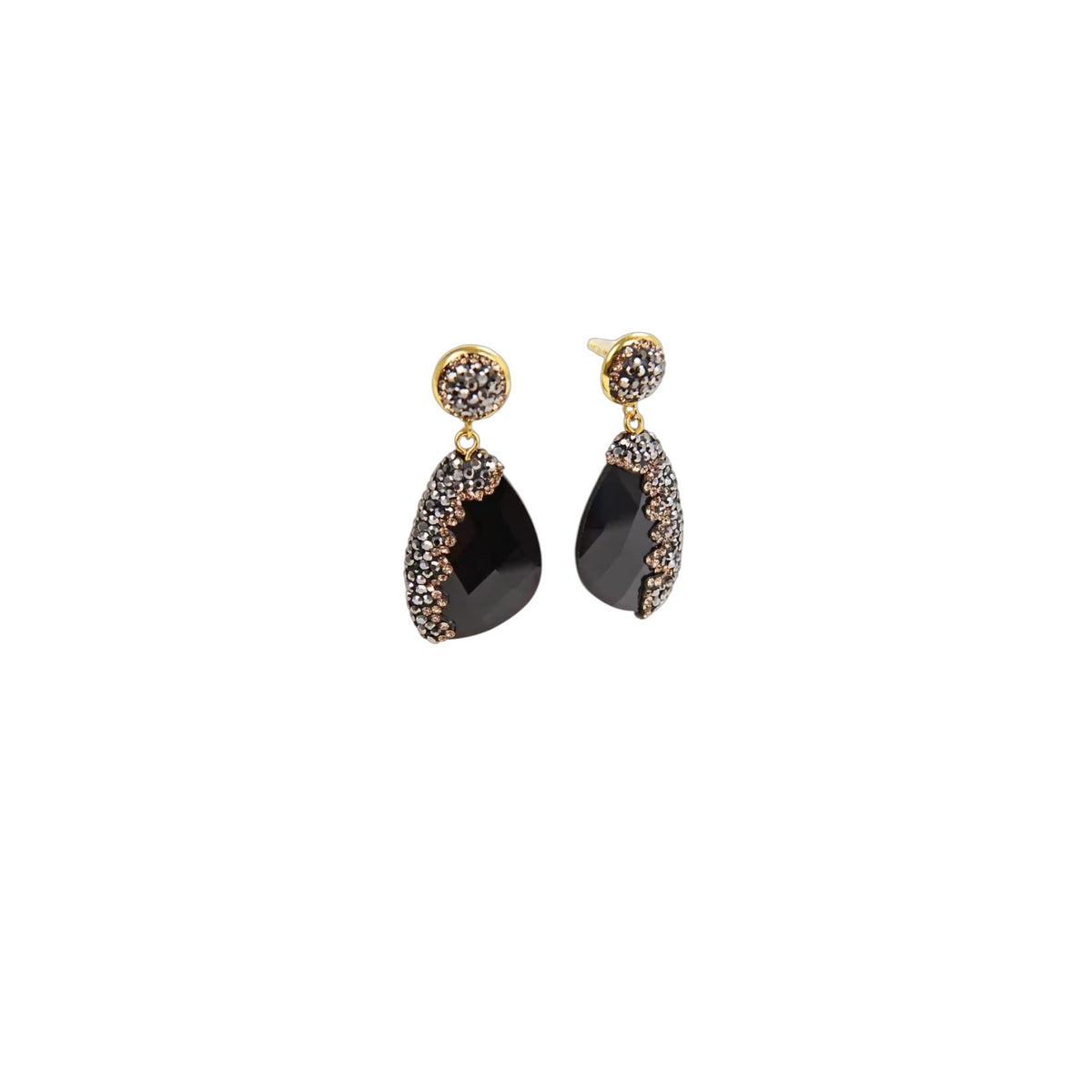 ASHTEN | DROP EARRING - Black Multi