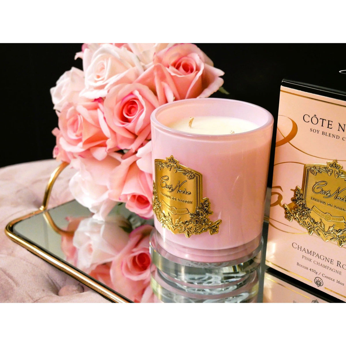 COTE NOIRE | PINK CHAMPAGNE - PINK VESSEL - GOLD BADGE - LIMITED EDITION