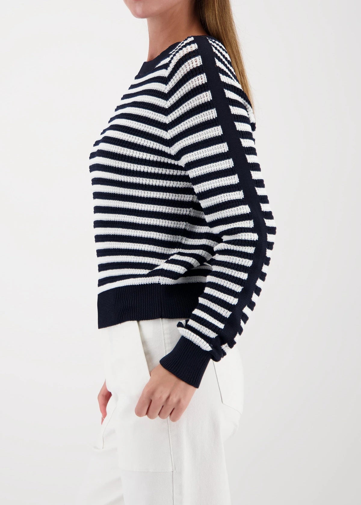 MONARI | NAVY STRIPED JUMPER