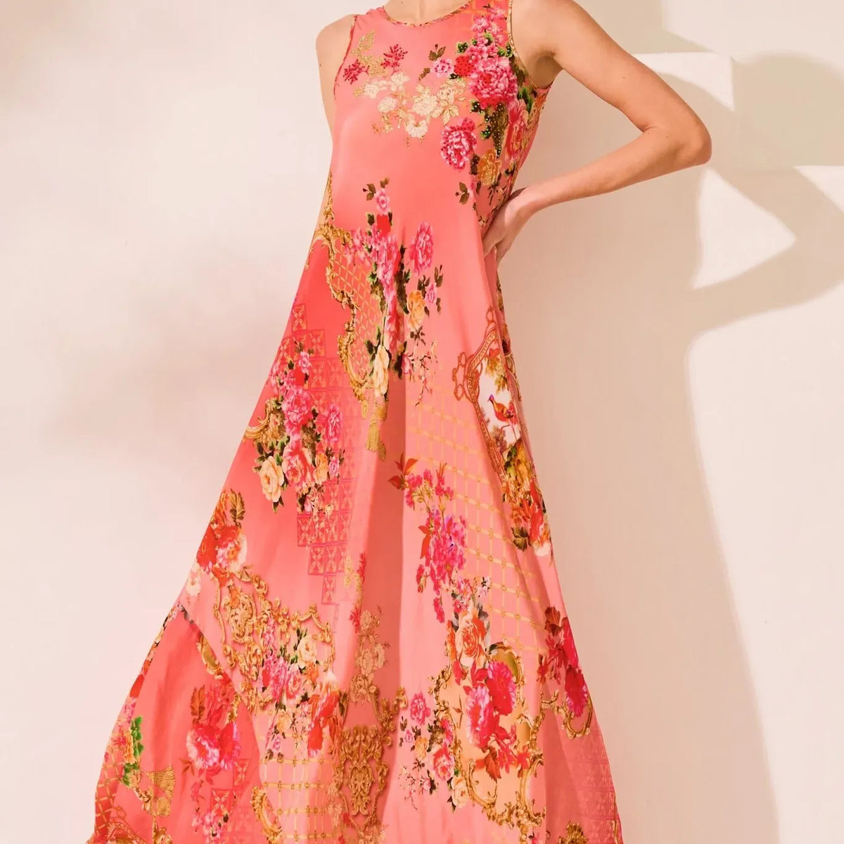 CZARINA | PINK PARADISE A-LINE DRESS