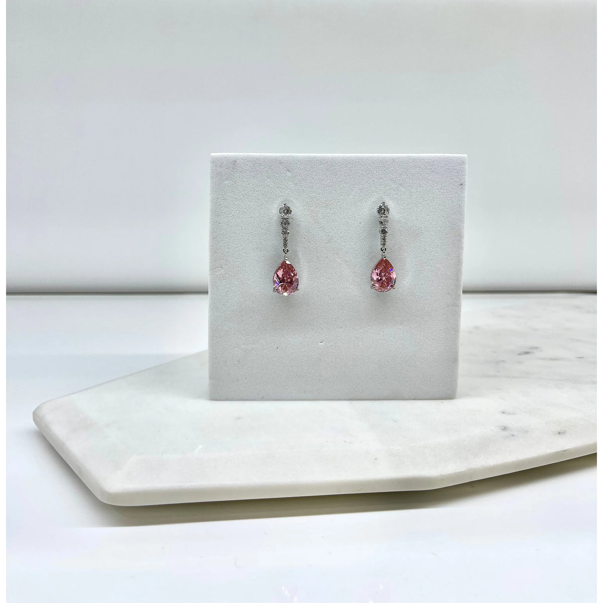 HOPE | Silver/Pink Crystal Earring
