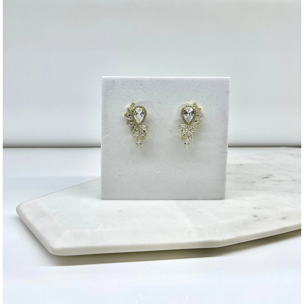 GRACE | Gold Crystal Earring