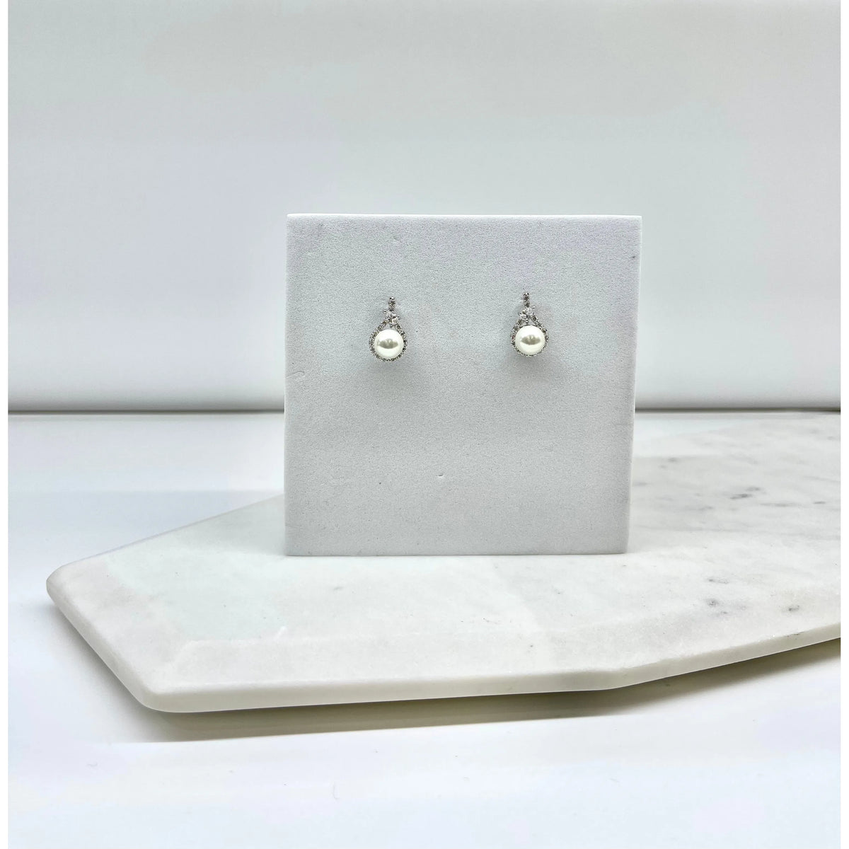 JAS | Silver Pearl Earring