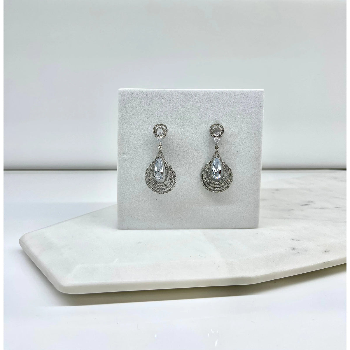 CAMILLA | Silver Crystal Earring