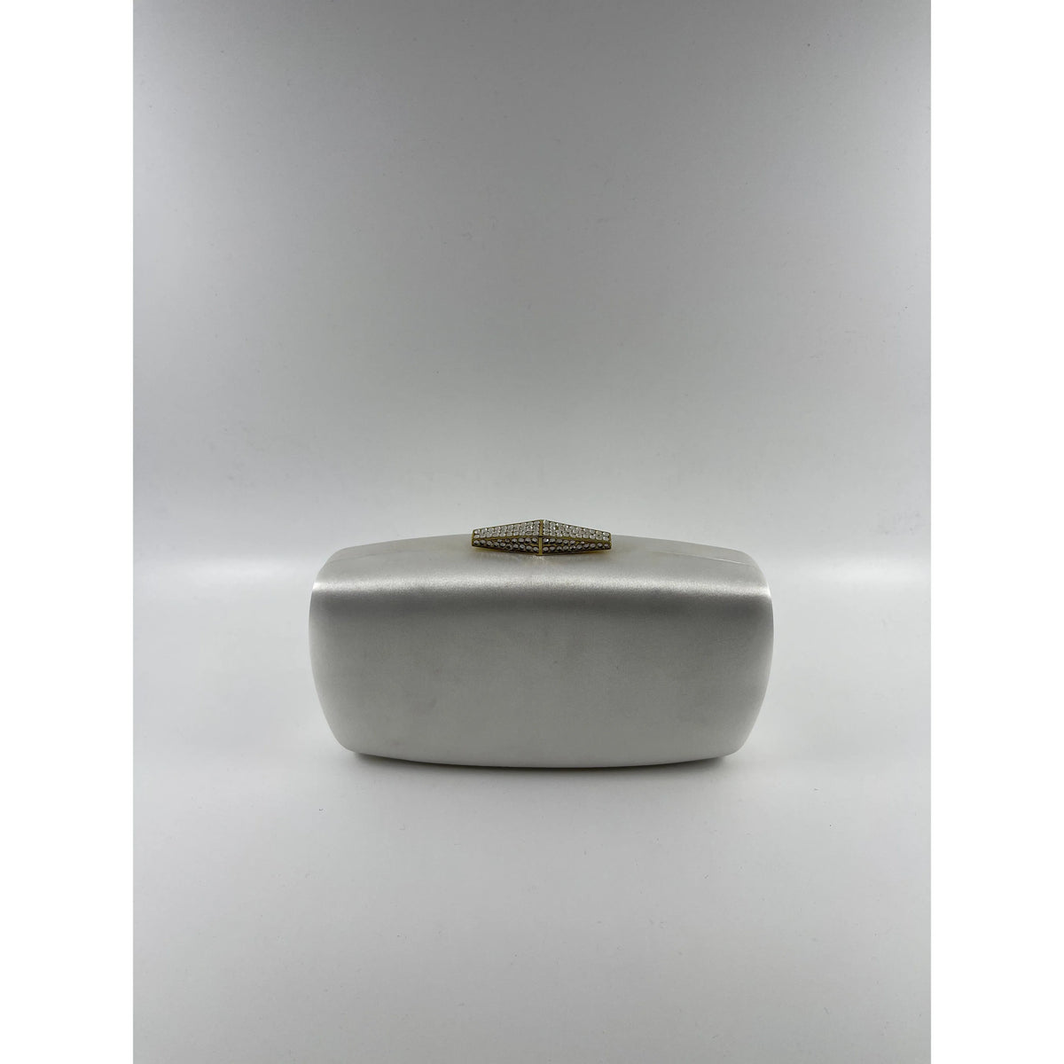 White Satin Clutch