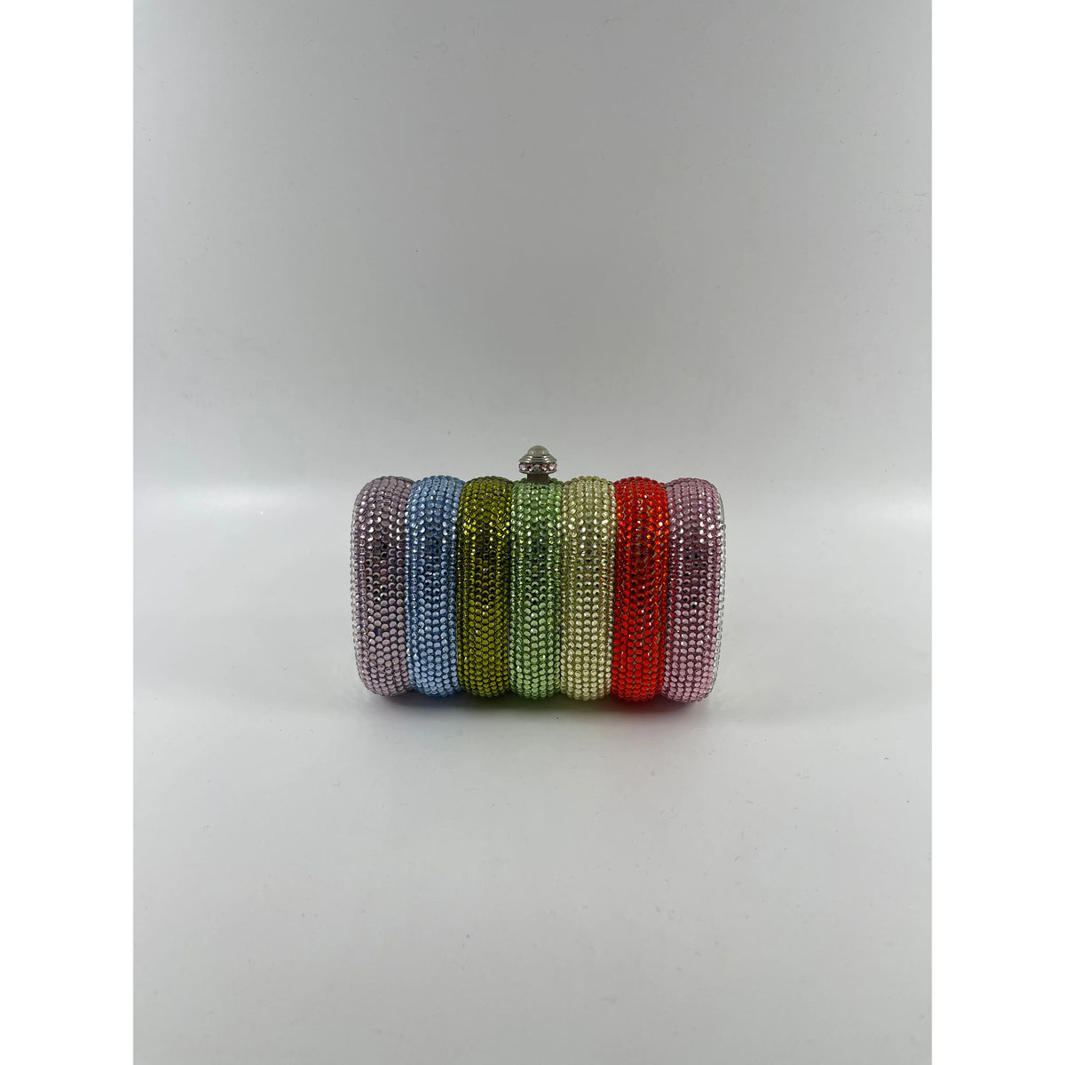 Rainbow Crystal Mini Clutch